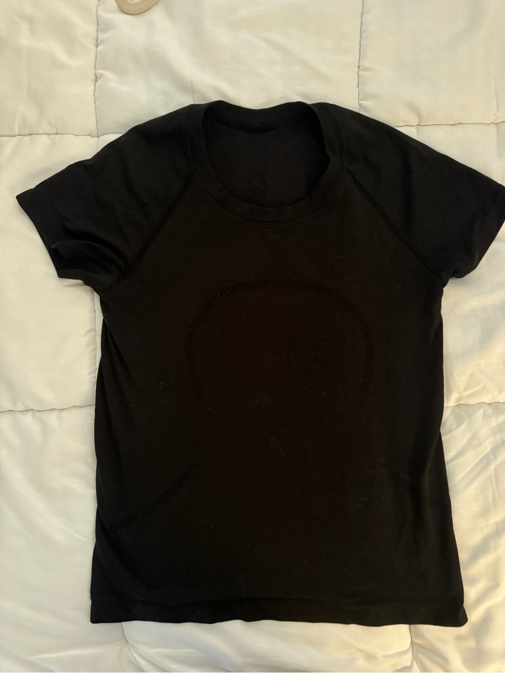 lululemon athletica Black Short Sleeve Crew Tee